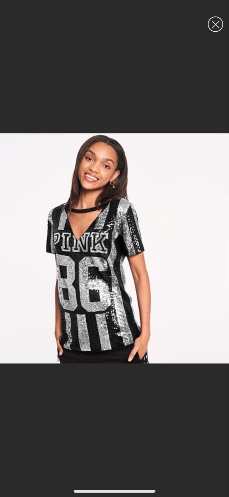 2018 VS PINK Fashion Show RARE HTF Exclusive Campus Tee
