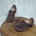DANSKO Women’s Brown Suede Leather Clogs W/Flower Trim Size 37 6.5/7 US