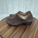 DANSKO Women’s Brown Suede Leather Clogs W/Flower Trim Size 37 6.5/7 US