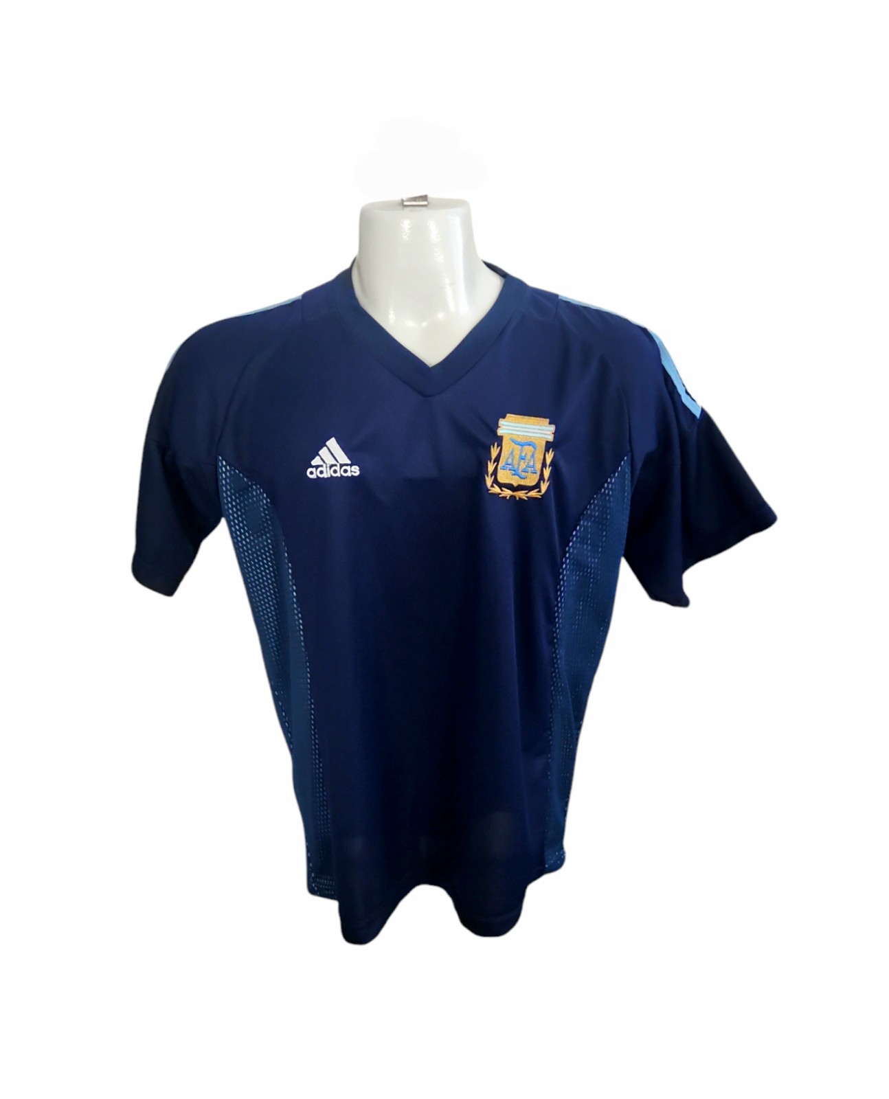 Adidas Vintage Argentina away soccer shirt jersey kit football maillot Medium