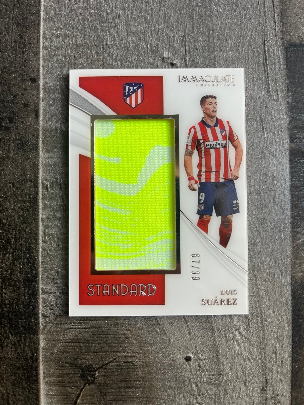 2021 Immaculate Soccer Luis Suarez Patch Relic /99 Atletico Madrid Card