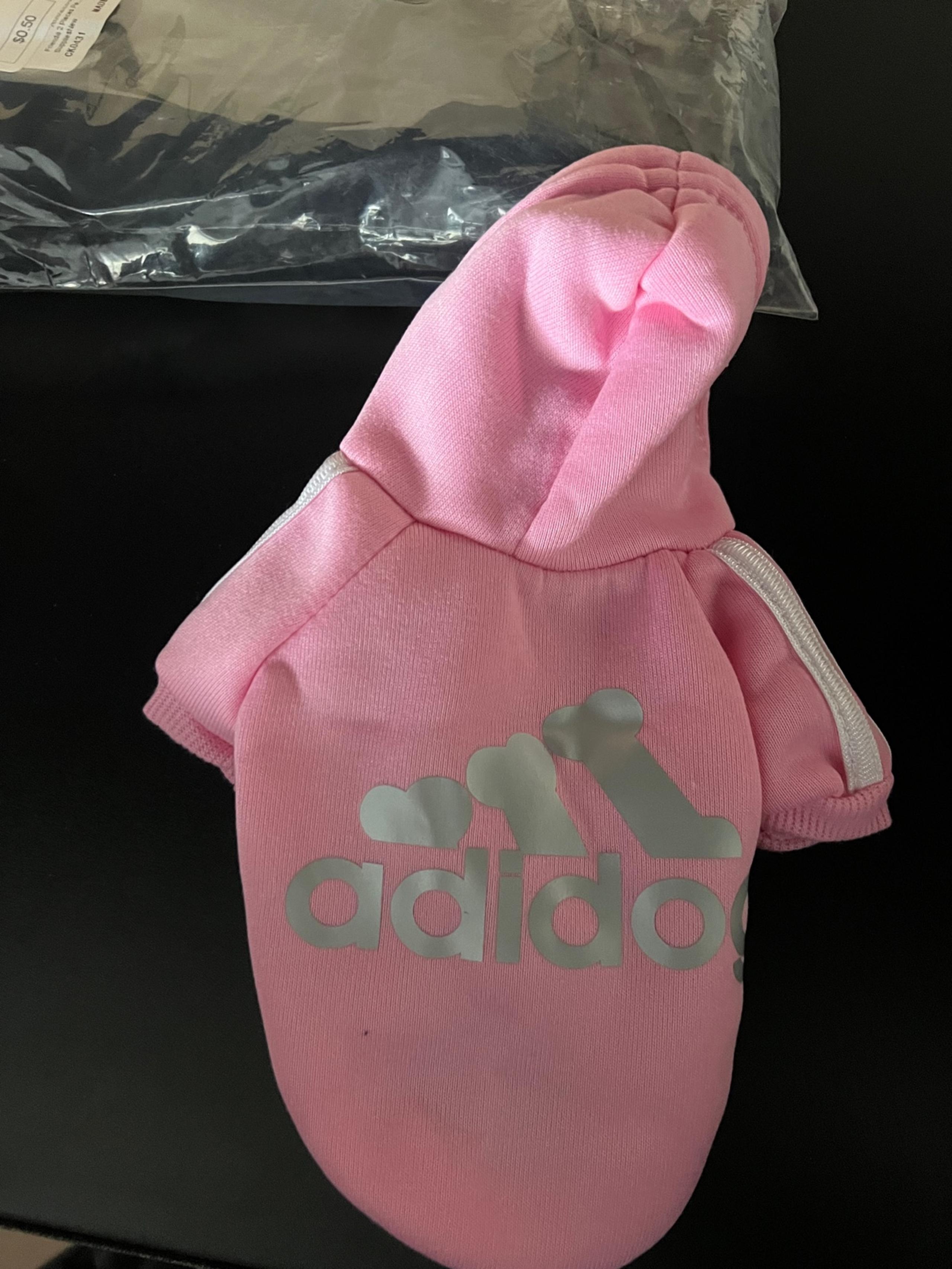 Adidas dog jump suit Xs
