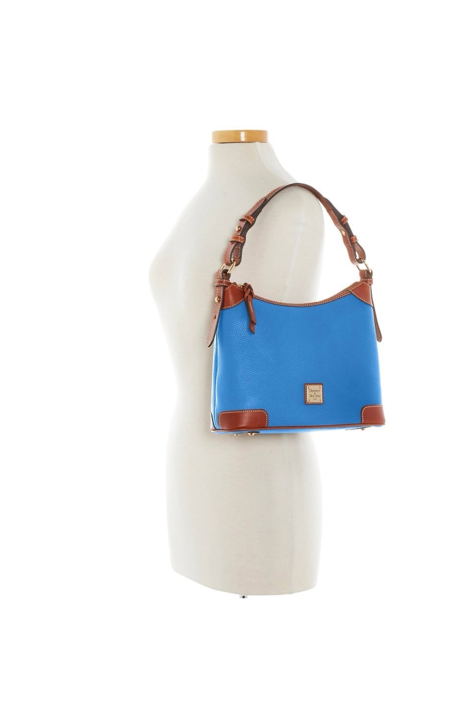 DOONEY BOURKE Pebble Grain Small Hobo Shoulder Bag NWT Azure
