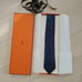 Hermes Tie, Navy, Small Pattern