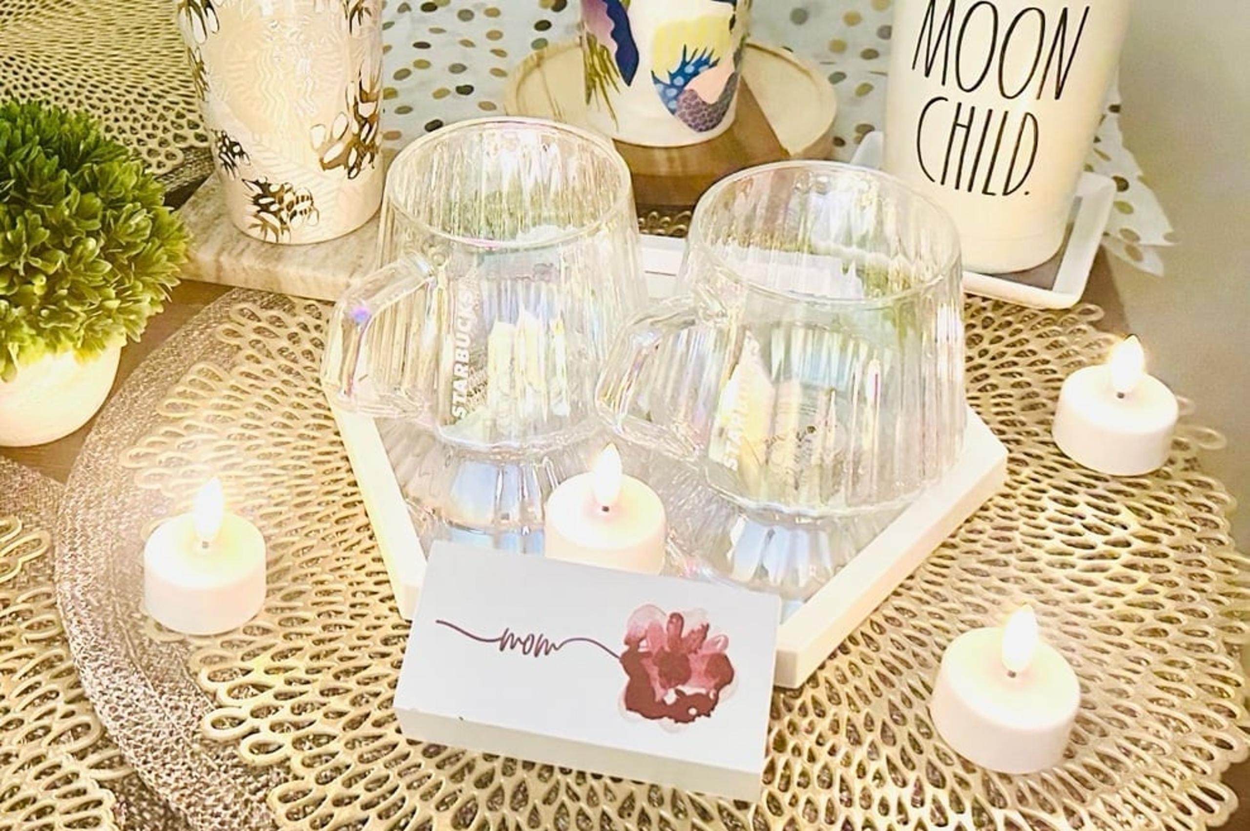 Starbucks Crystal Luster 2-piece Mugs