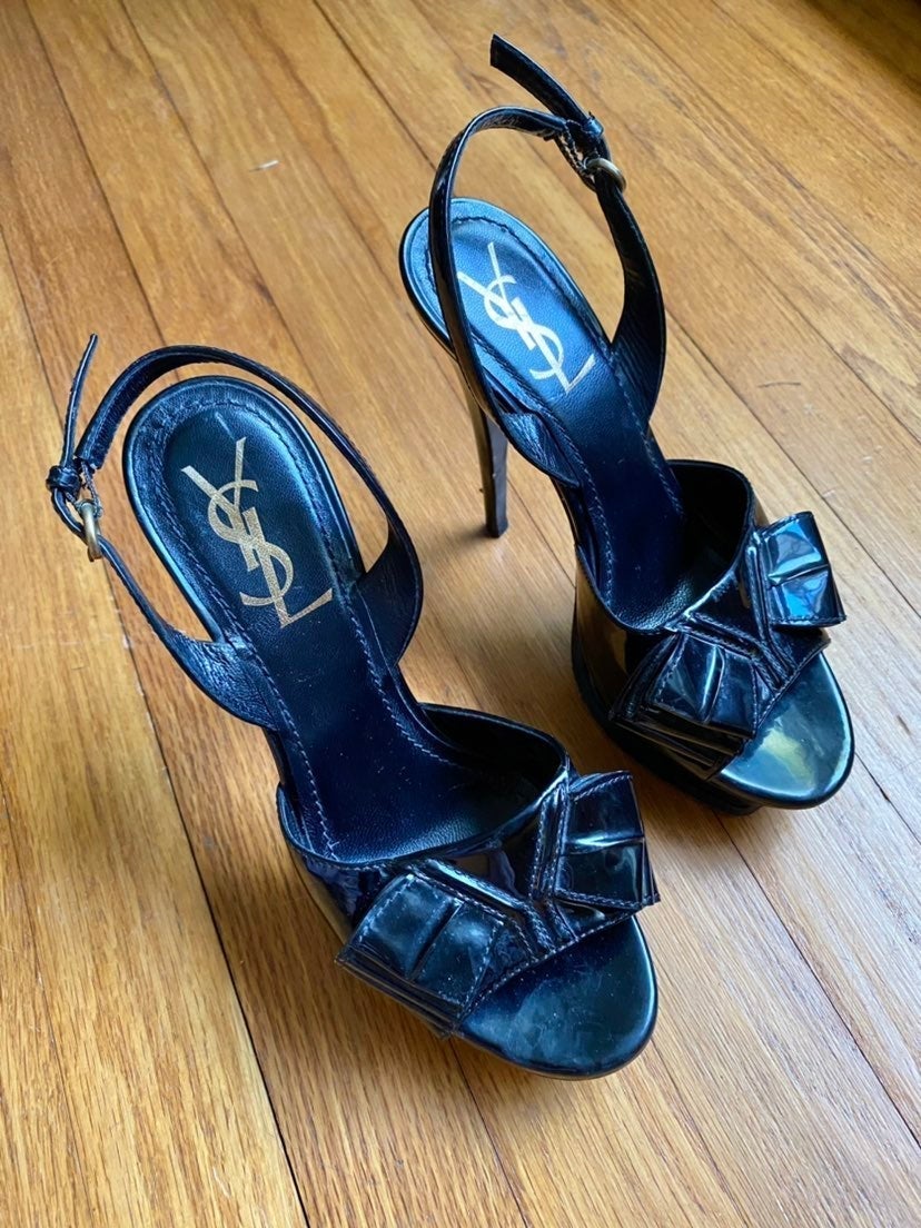 YSL Black Heels
