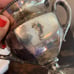 Antique 1890s Mermod Jaccard & Co Quadruple plated silver sugar & creamer set