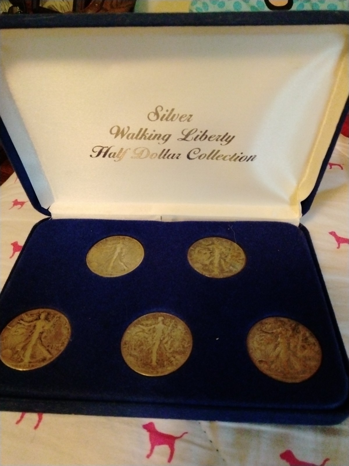 Silver walking liberty half dollar collection