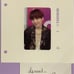 BTS Suga Memories of 2018 Blu-ray Photo Card without PC frame
