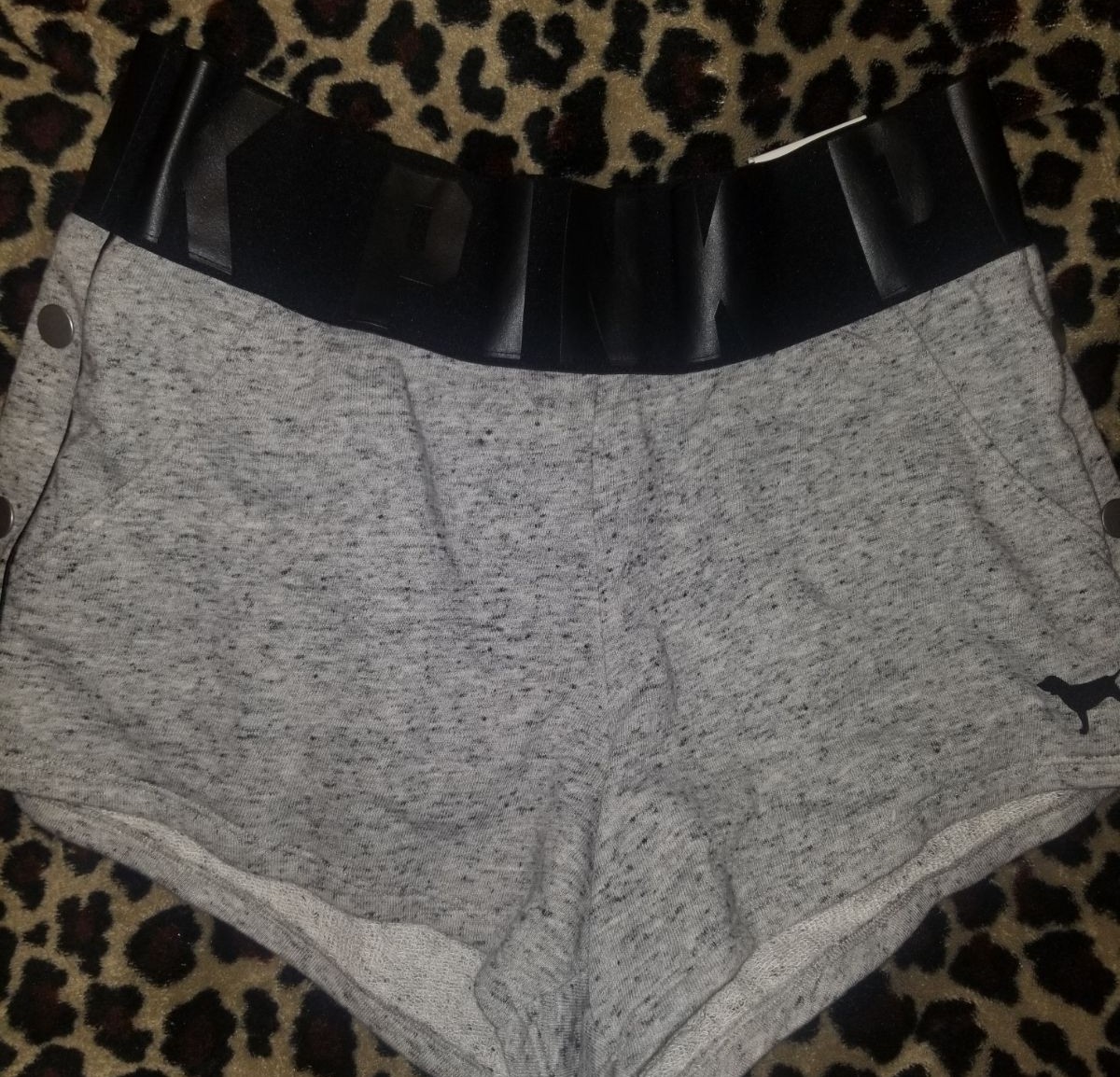 VS Pink varsity shorts NWT M