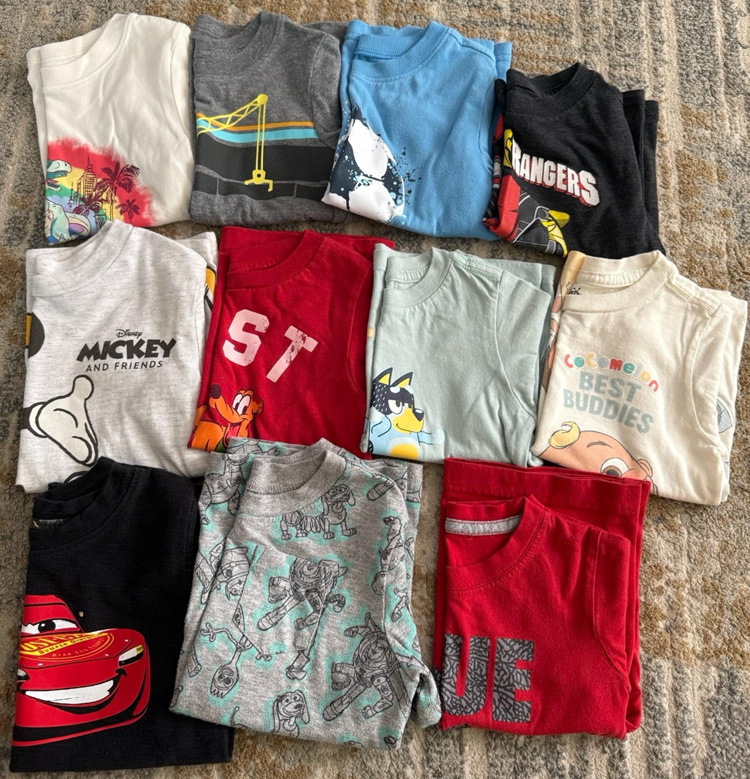 Toddler Boy Graphic T-Shirts Bundle