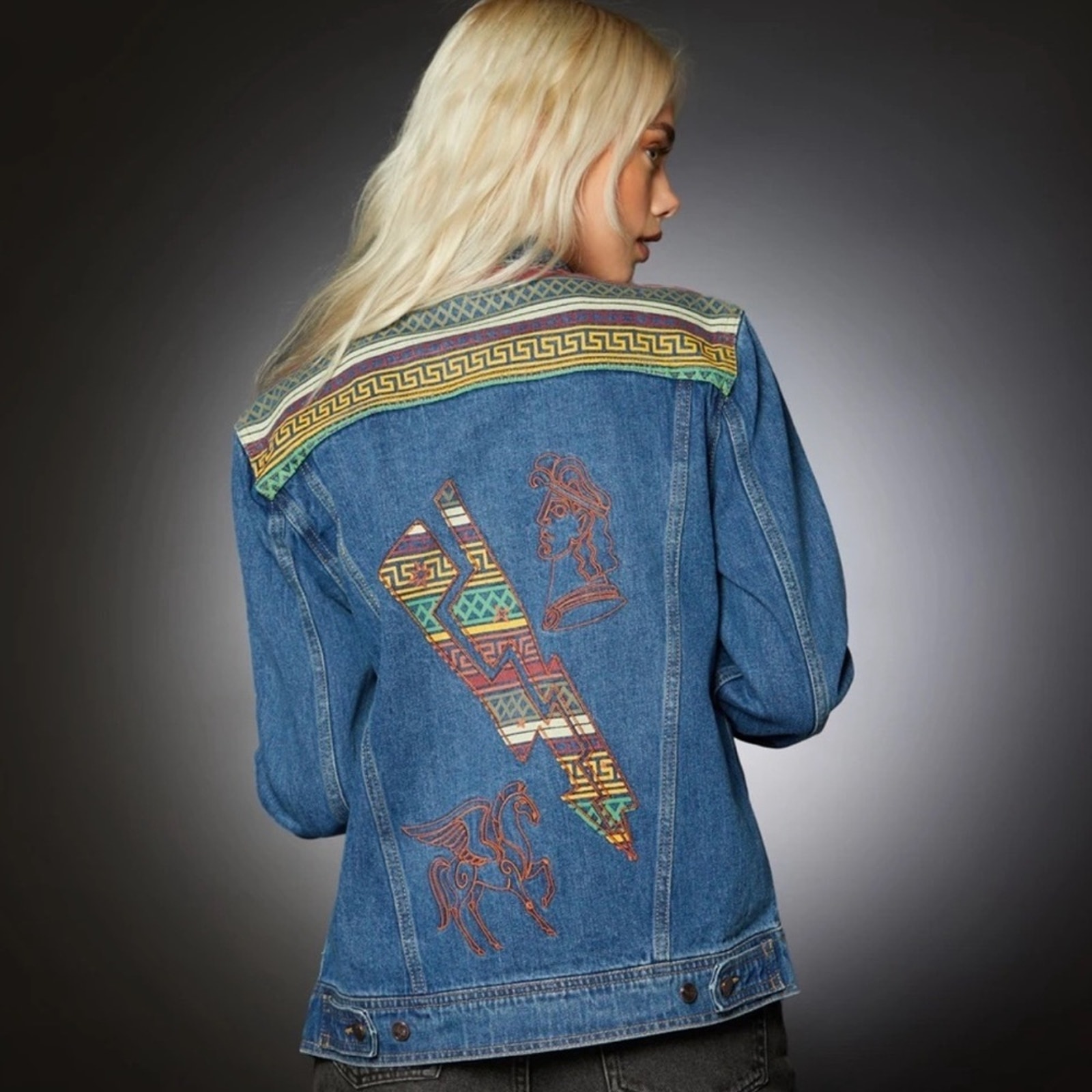 Hercules Jean Jacket 25th Anniversary Embroidered Denim - XL Disney Parks