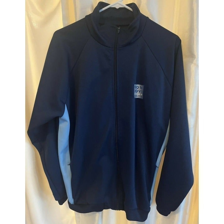Bon Jovi Crush Tour 2000 Track Jacket Large with Zip Pockets