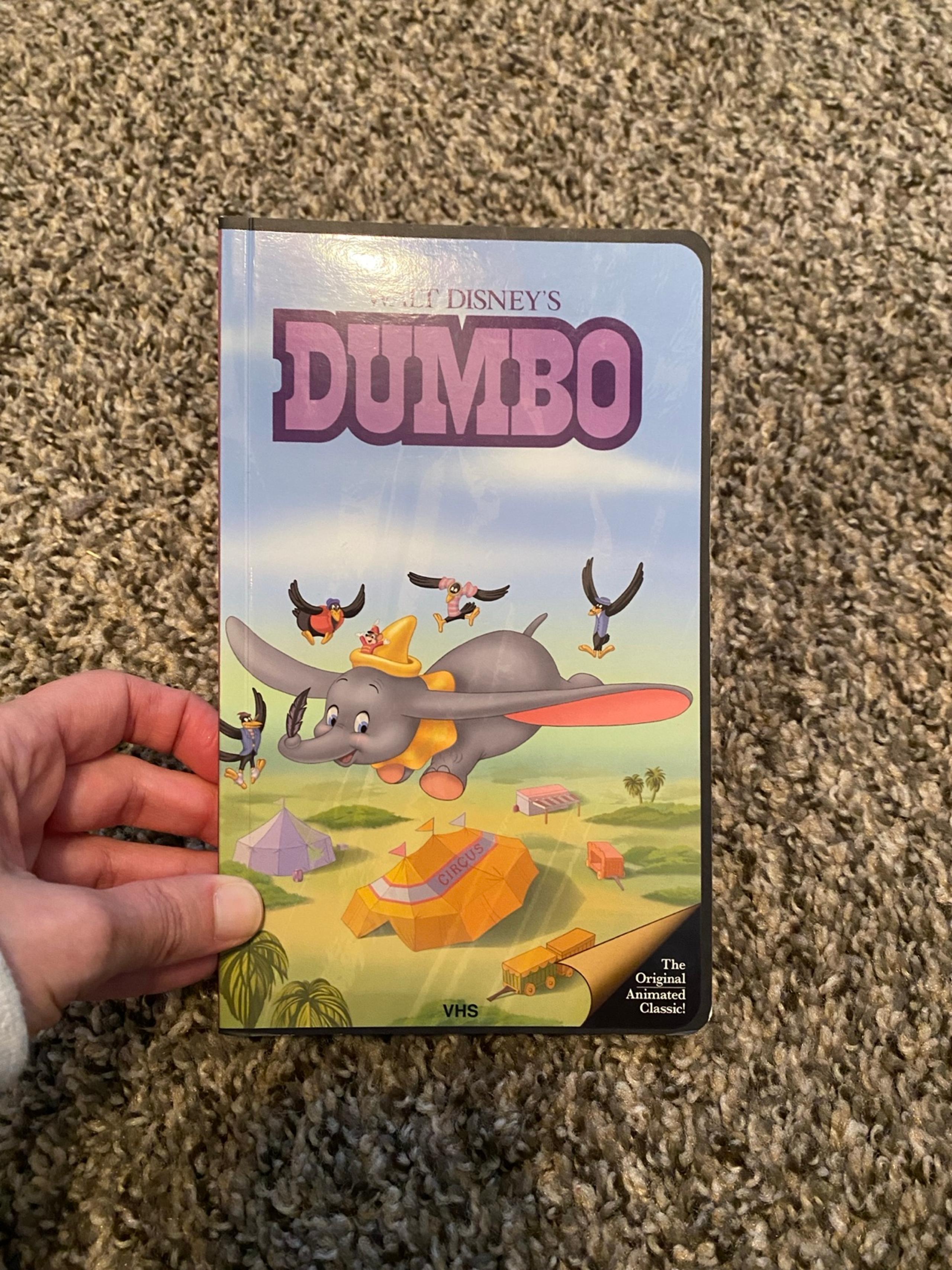 Dumbo VHS small notebook