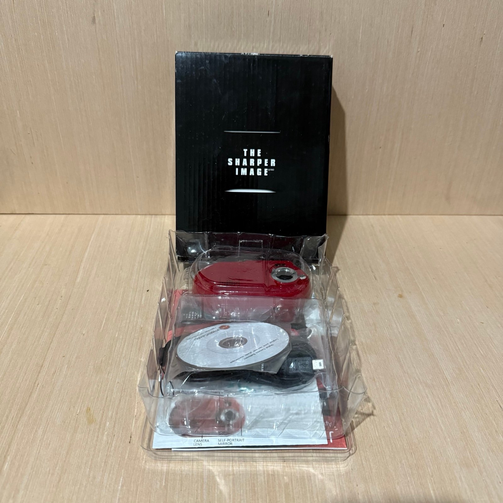 The Sharper Image Built-In 16MG Digital Camera For AVON-RED Brand New Open Box!!