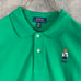 Polo Ralph Lauren Polo Bear Polo Shirt Embroidered Logo Green XL Size Green