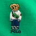 Polo Ralph Lauren Polo Bear Polo Shirt Embroidered Logo Green XL Size Green
