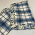 Handmade Standard Pillow Shams (2) Plaid Blue/Yellow Lined Waverly