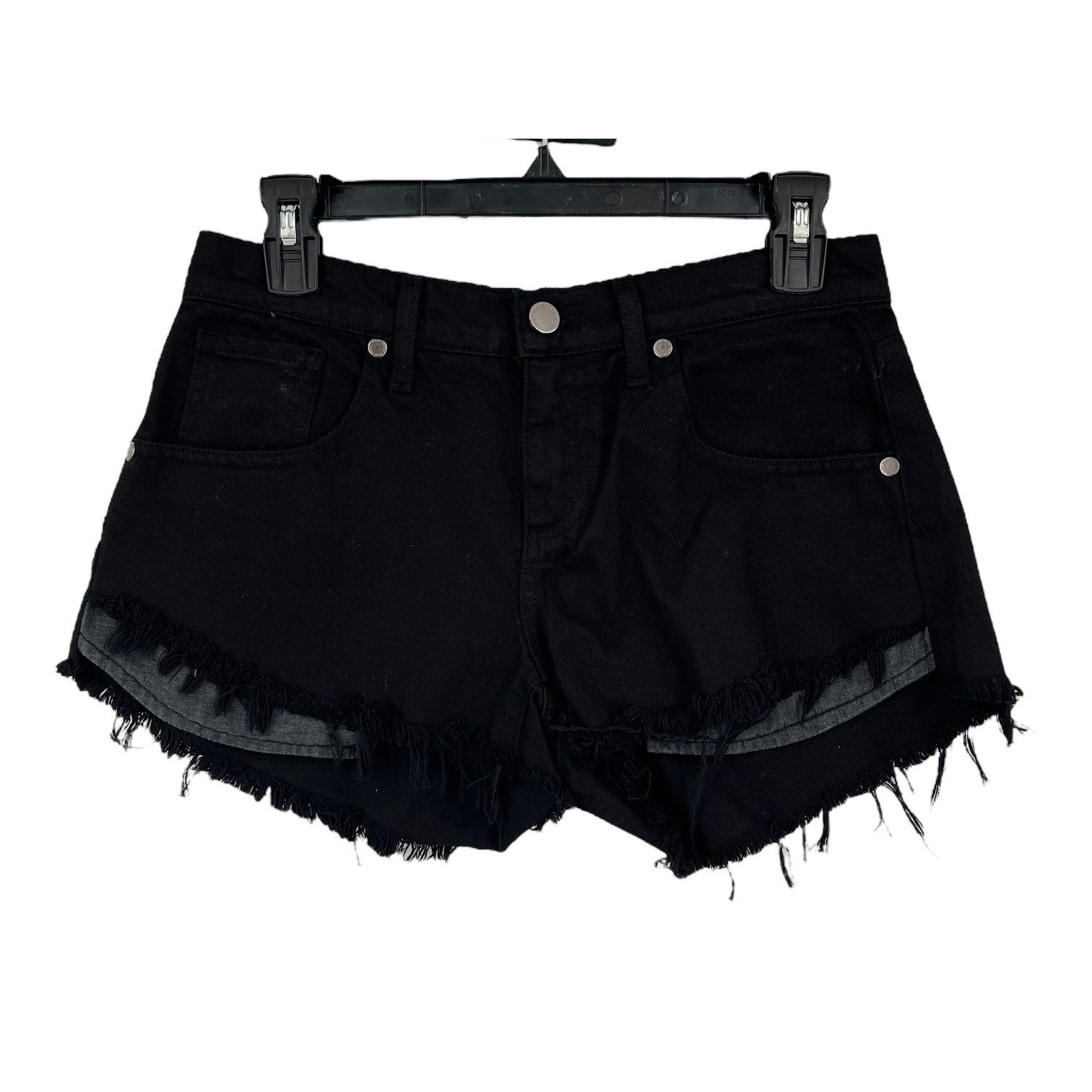 Ramy Brook Shorts Christa boyfriend denim black size 25