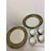 American Atelier Bouquet Garni 10pc Set 4 Mugs, 6 Dinner Plates