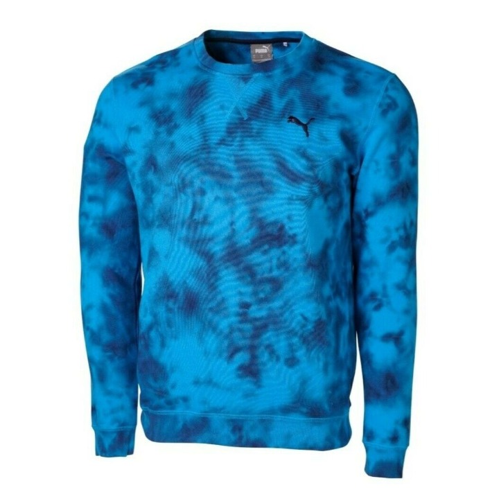 PUMA Haight Golf Crewneck Tie-Dye Sweatshirt 598623-01