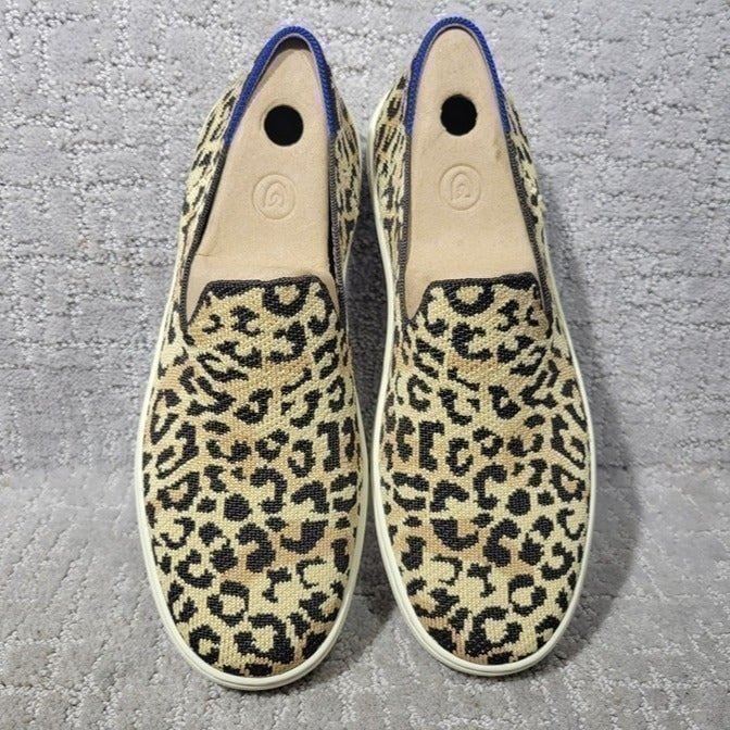 Rothy's The Sneaker Women's Size US 9 Camo Cat Leopard Slip On Comfort Shoe