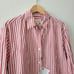 NILI LOTAN Lonnie Shirt in Red Stripe M NEW