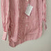 NILI LOTAN Lonnie Shirt in Red Stripe M NEW