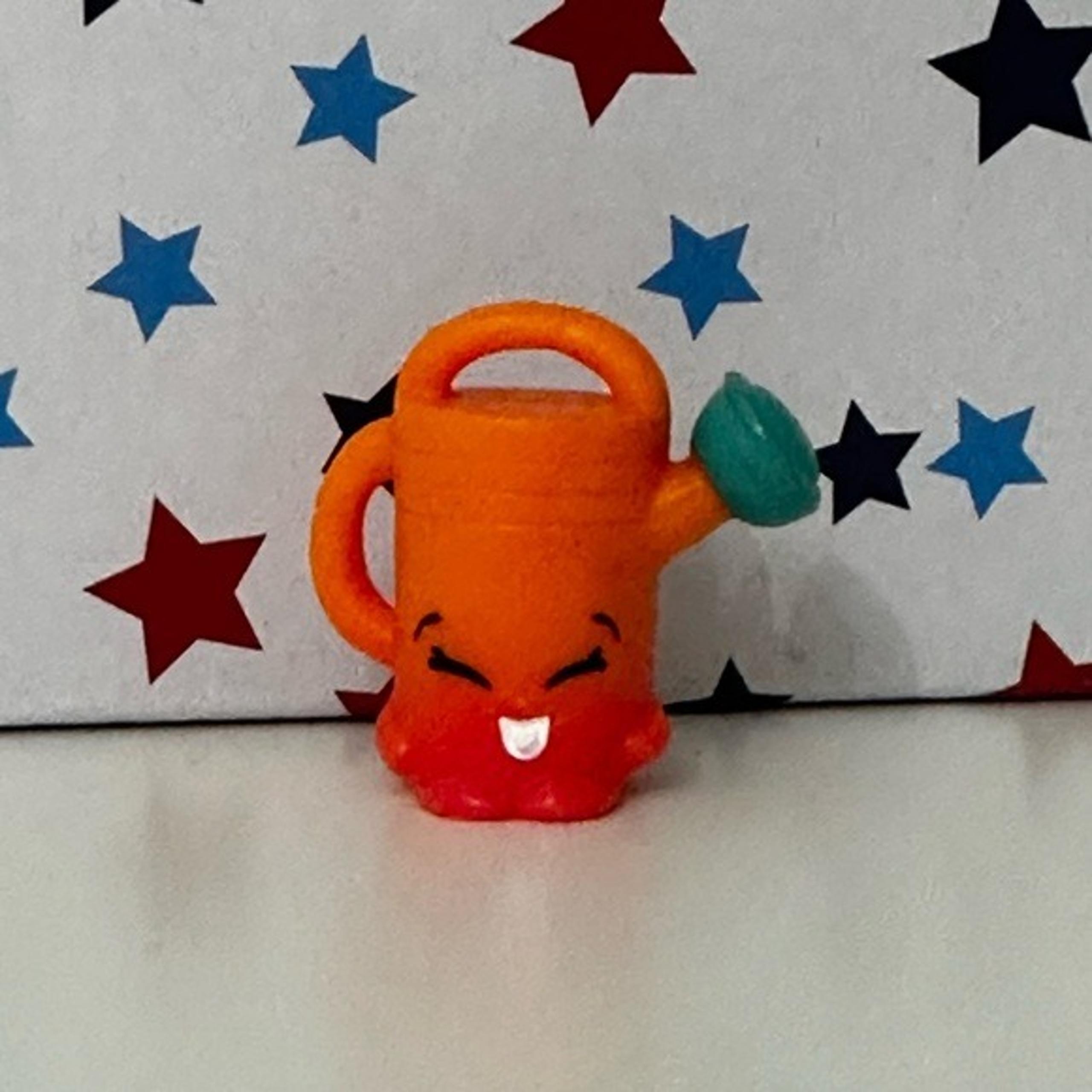 Shopkins Season 5 Watering Can Orange/Red Variant