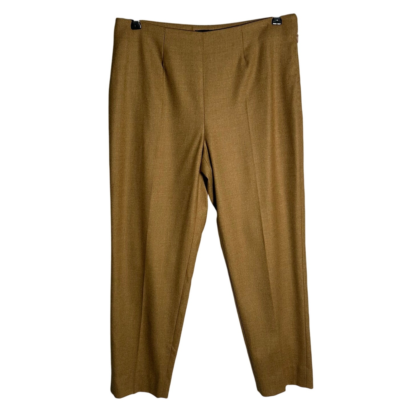 Piazza Sempione Womens Sz 44/US 8 Audrey Pants Crop Tapered Slits Stretchy Italy