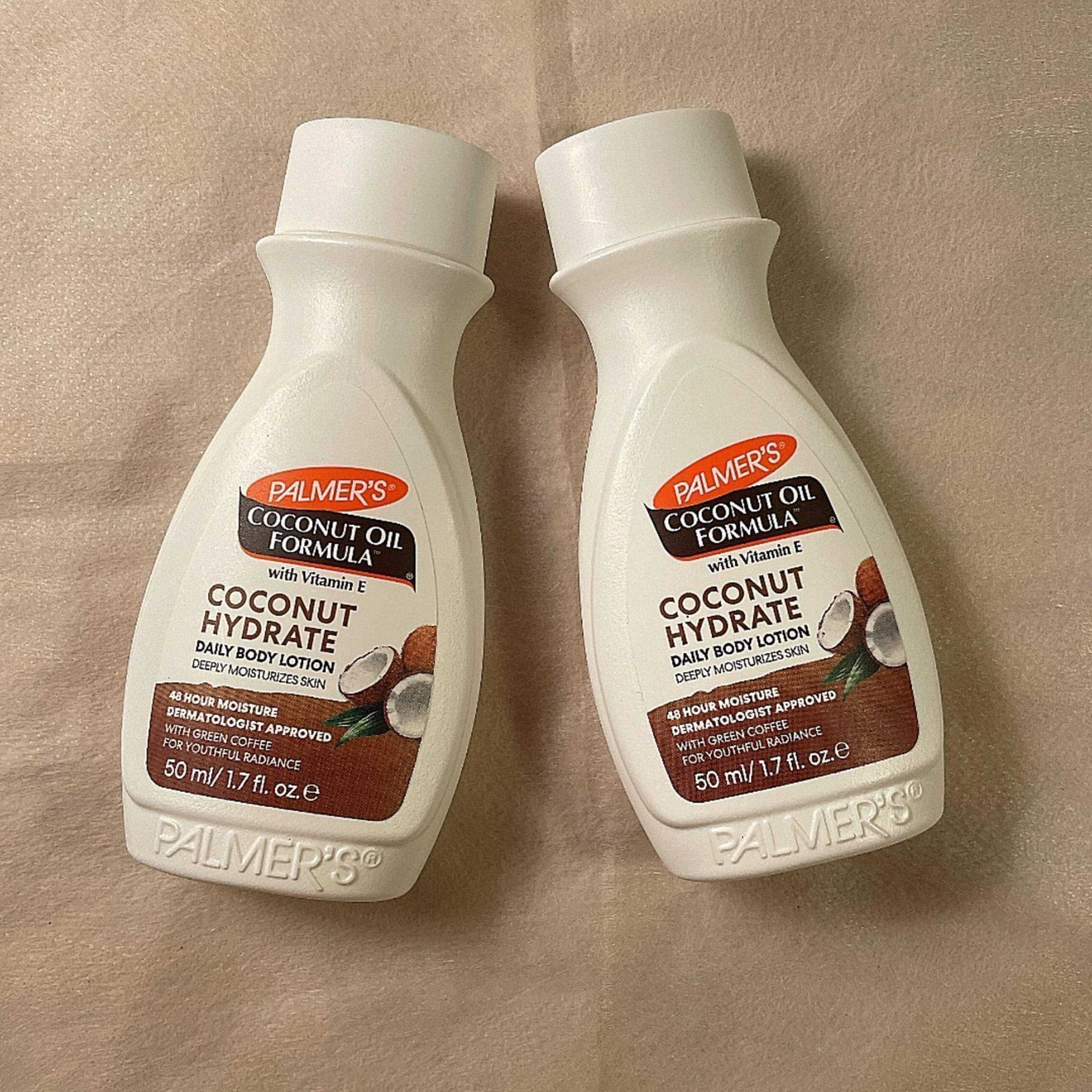 (x2) palmer’s coconut oil formula lotion (1.7fl oz/travel size)