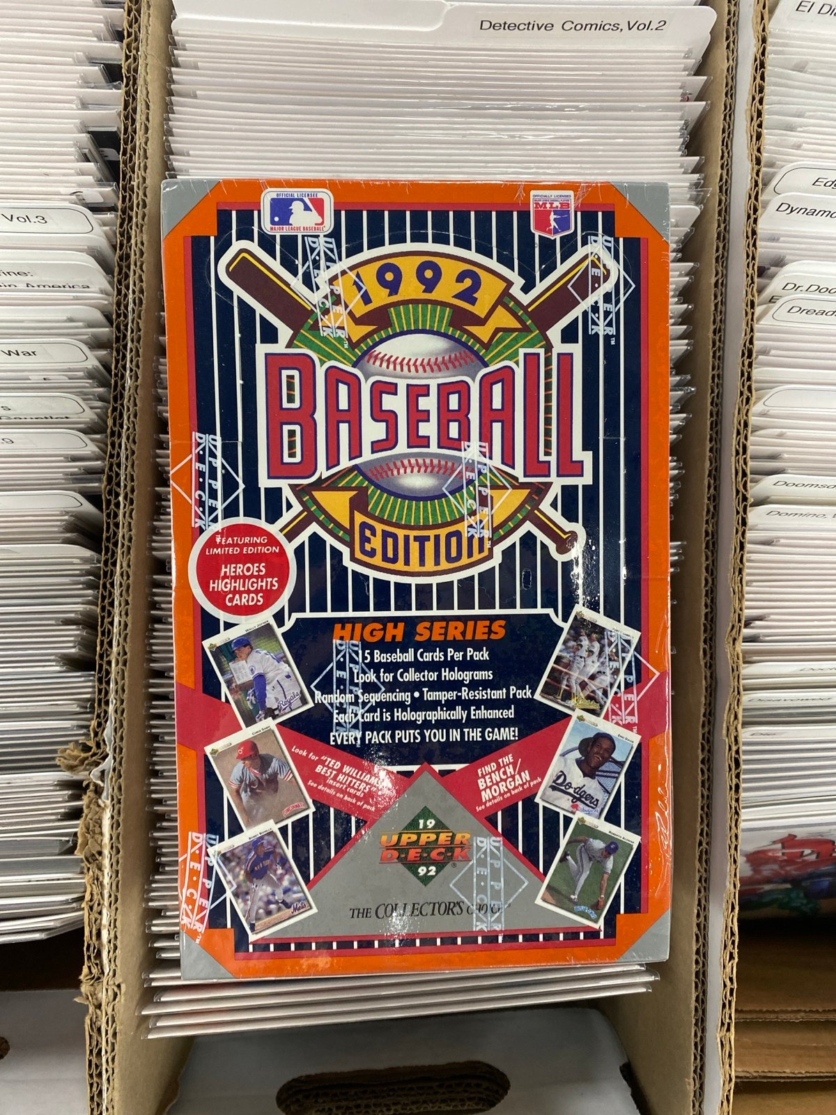 Upper Deck Baseball Cards Box