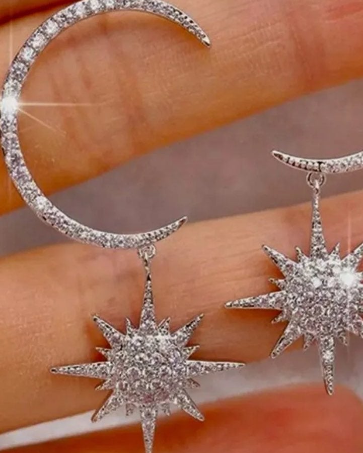 Diam astro earrings