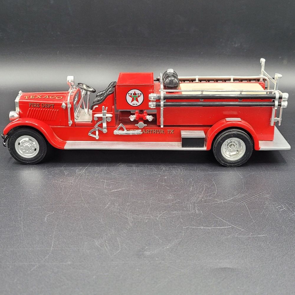 1929 Mack Pumper Fire Truck Bank 1998 Edition #15 Die Cast Port Arthur TX