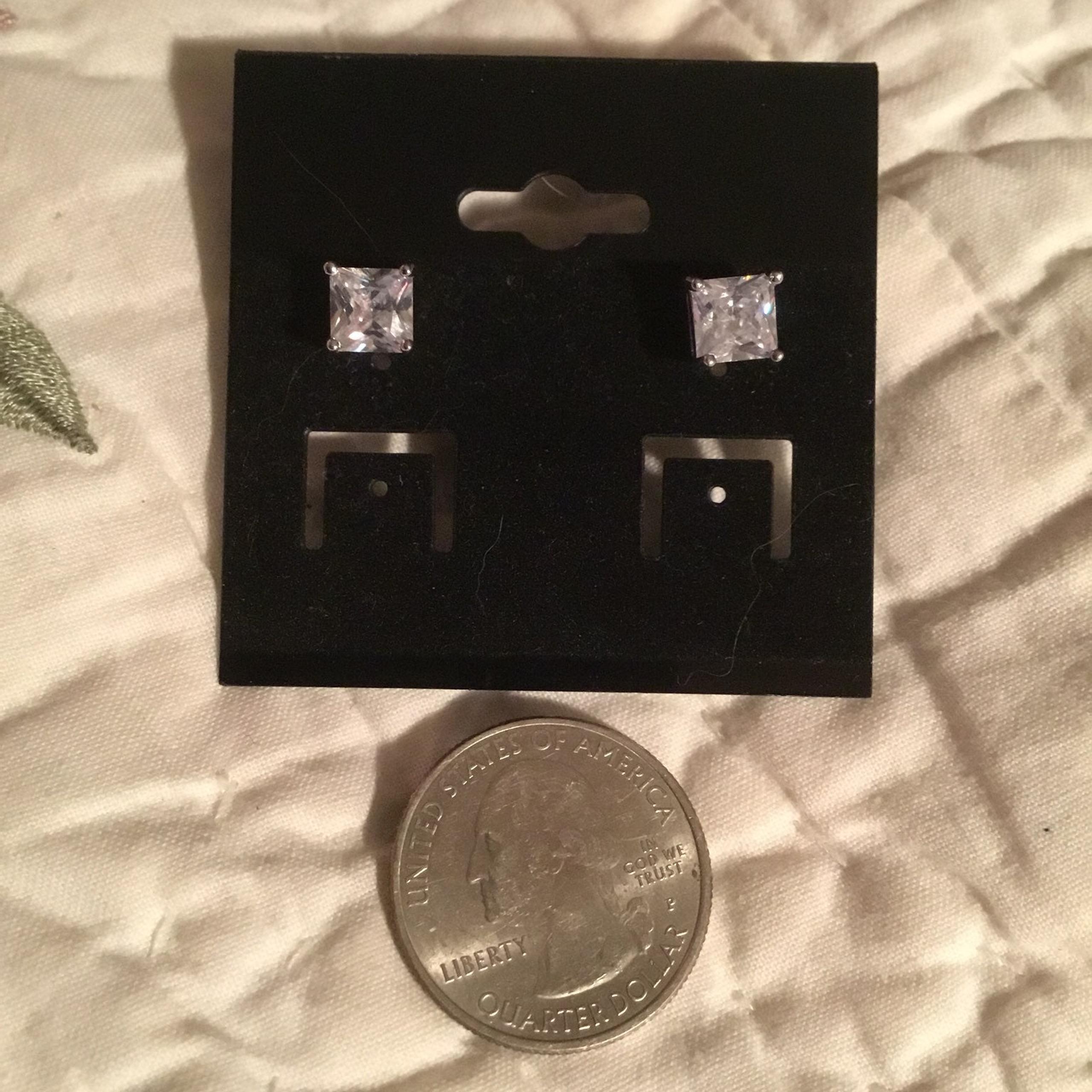 Nugget Crystals Post Earrings