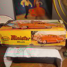 1950s Minister Delux Green Mechanical/Automatic Car 10 longBox A-34951/81