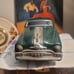 1950s Minister Delux Green Mechanical/Automatic Car 10 longBox A-34951/81