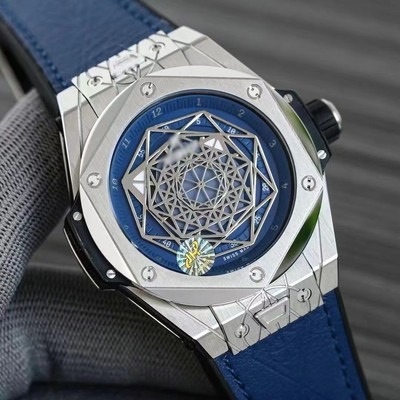 Richard men's automatic mechanical watch personality crystal hollow snow glass t