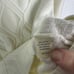 Joseph Abboud Cream Turtleneck Sweater Size Large