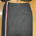 Vintage Armani Collezioni Womens Collared Black Skirt Suit Size 14
