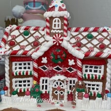 Christmas Led Gingerbread House