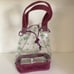 Vintage clear bucket bag