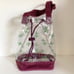Vintage clear bucket bag