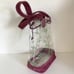 Vintage clear bucket bag