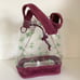 Vintage clear bucket bag