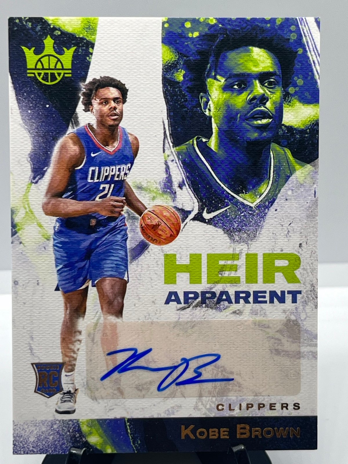 2023-24 Court Kings Kobe Brown Heir Apparent Rookie Auto /125 Clippers