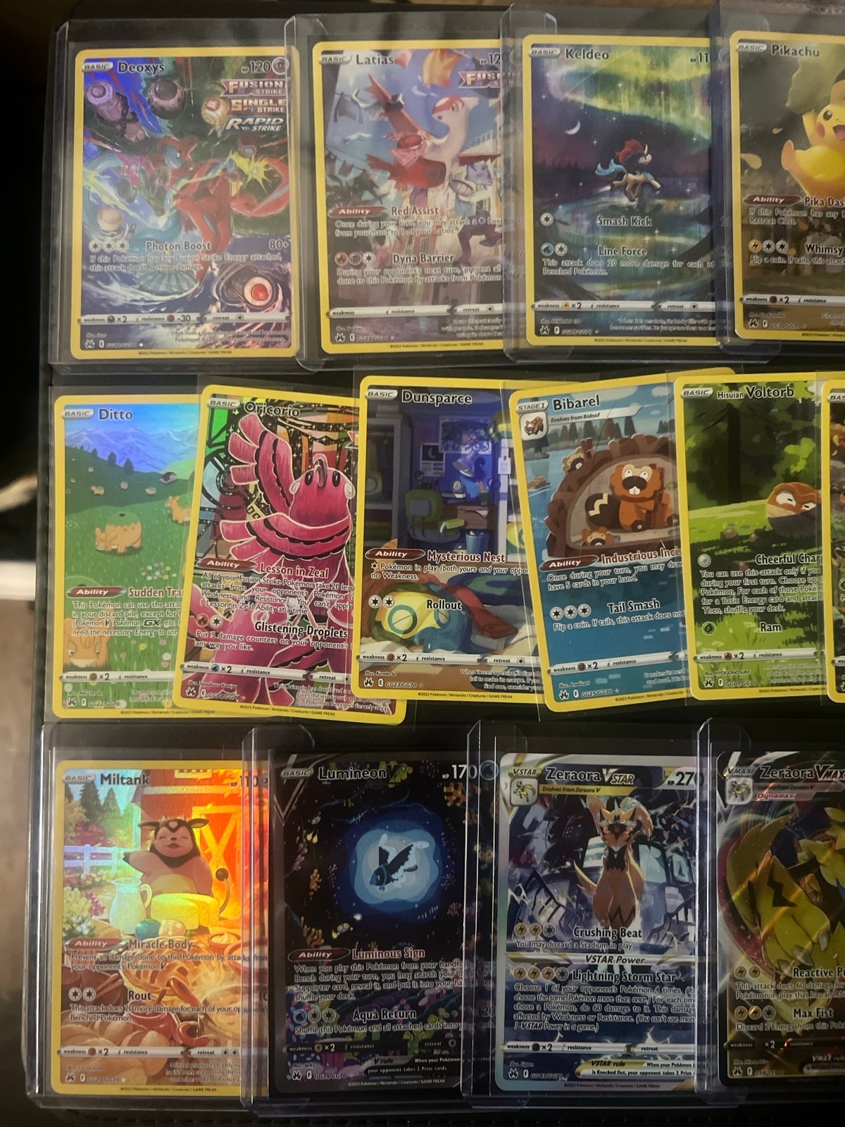Pokemon crown zenith lot of 21