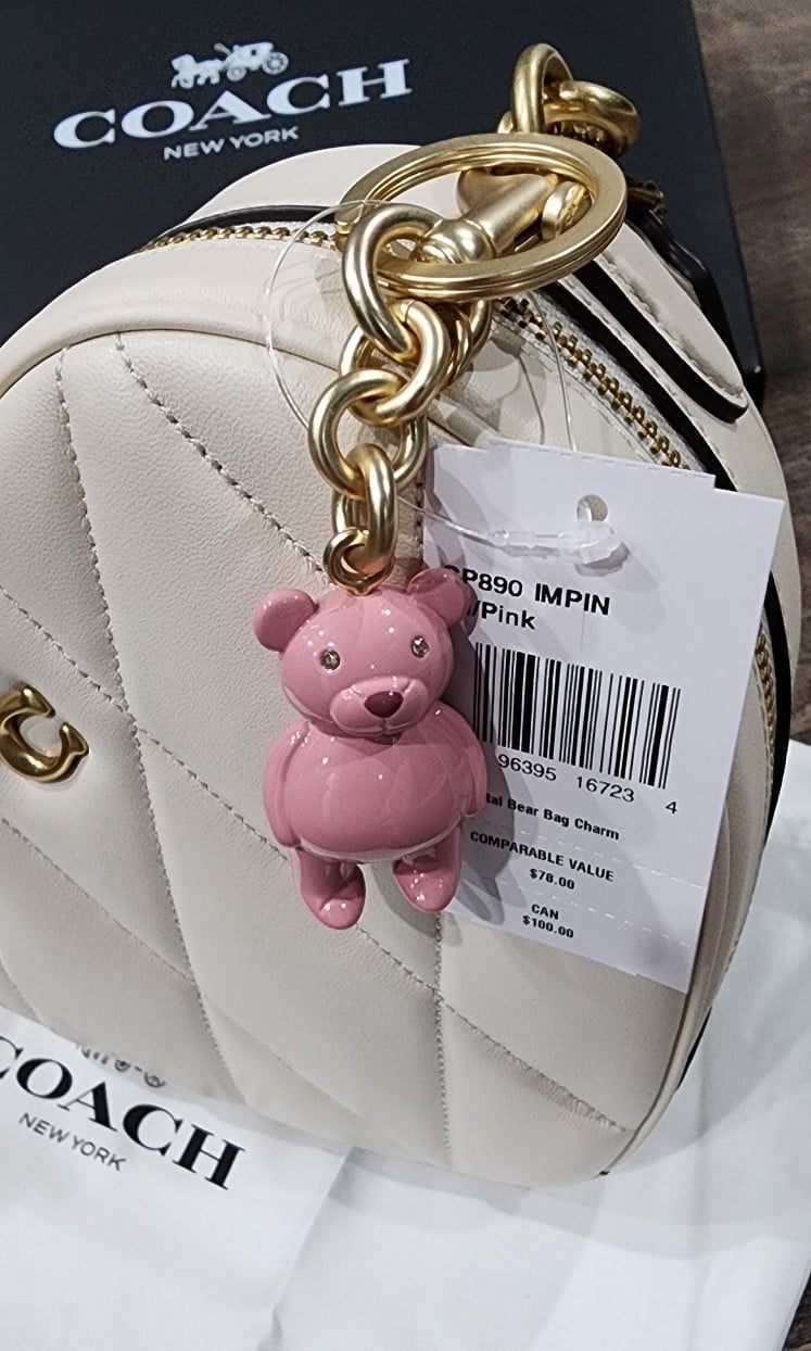 Coach Bear Bag Charm