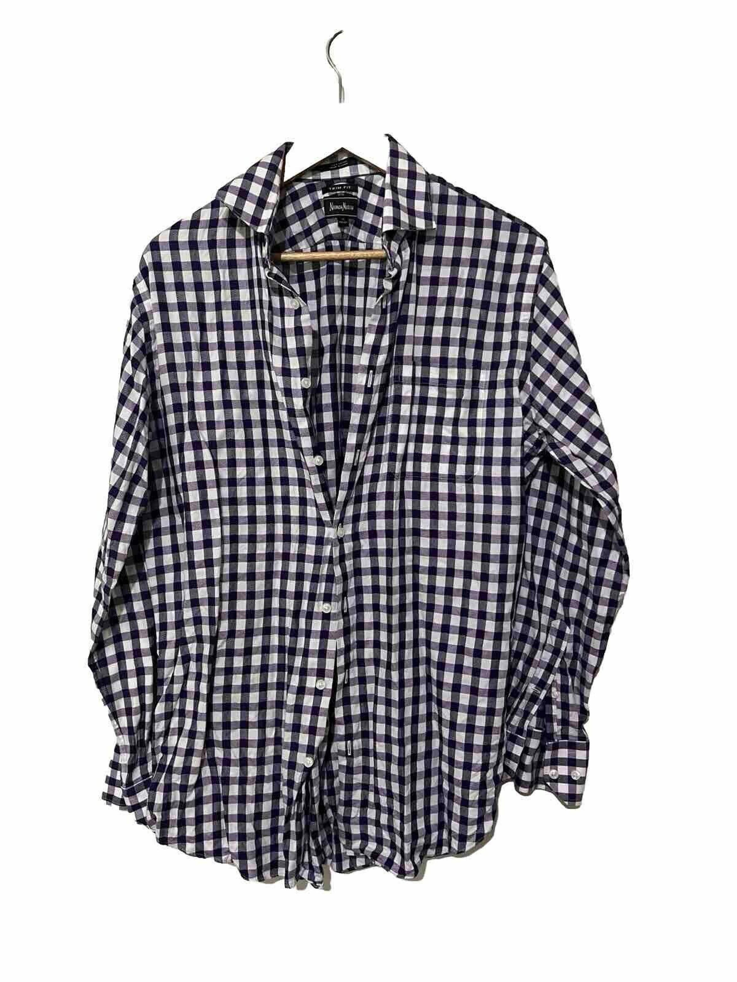 neiman marcus mens button shirt 16 34/35