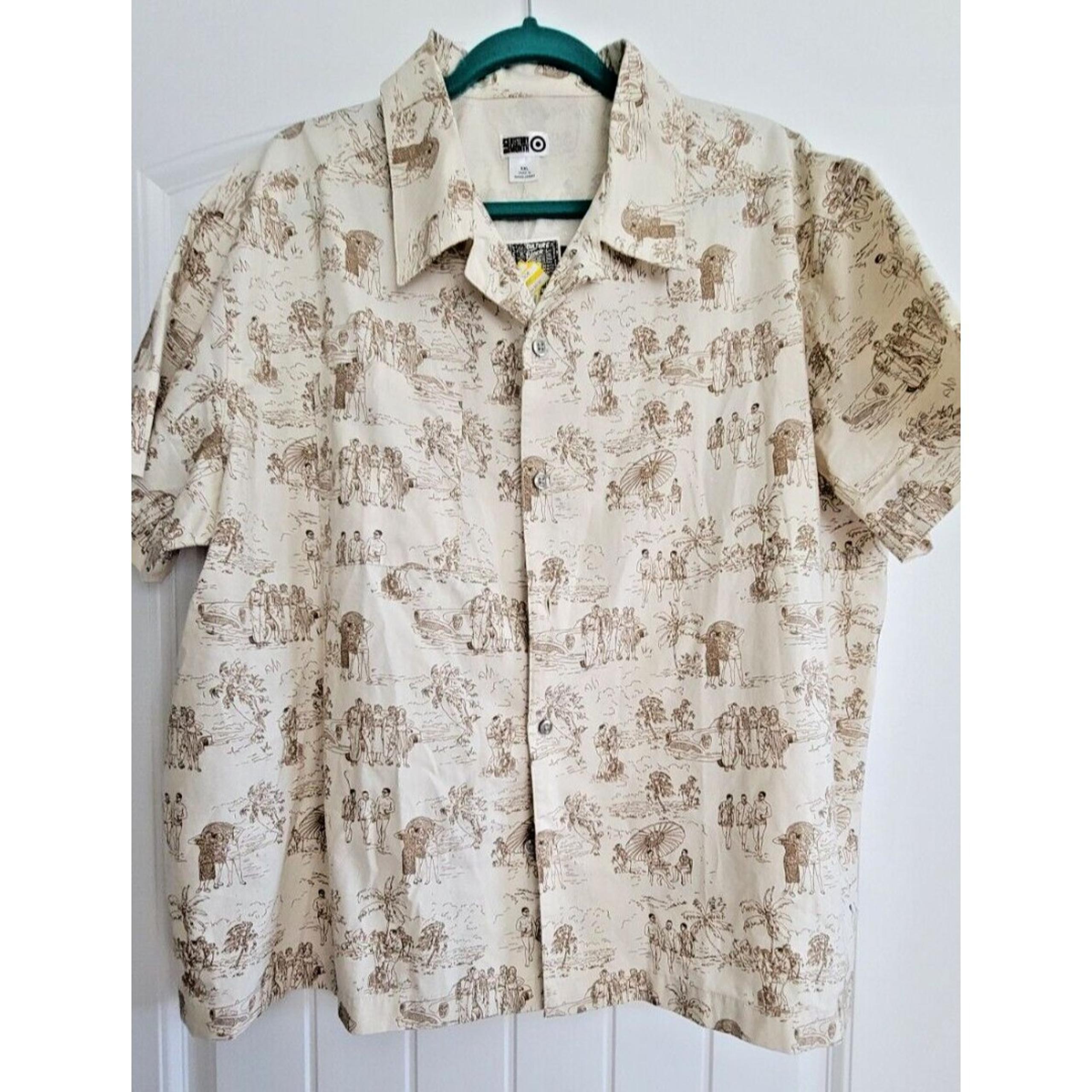 Black History Month x Target House of Aama Short Sleeve Button Shirt Men XL NEW